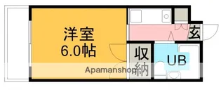 広島県広島市東区牛田新町4丁目【アパート】の間取り