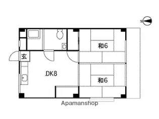 広島県広島市西区井口3丁目【マンション】の間取り
