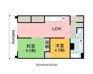 広島県広島市西区庚午南1丁目【マンション】の間取り