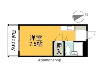 PETIT PAS舟入【5階】の間取り