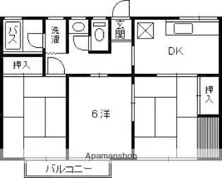 広島県広島市佐伯区千同1丁目【アパート】の間取り