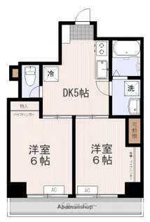 寺西ビル【502号室】の間取り