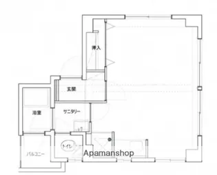 ロックキャッスル【4階】の間取り
