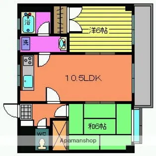 広島県広島市安佐南区東野1丁目【マンション】の間取り