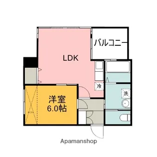 広島県広島市南区金屋町【マンション】の間取り