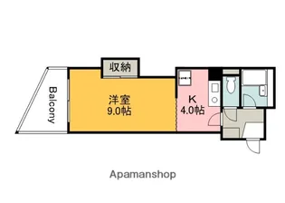 広島県広島市安佐南区緑井6丁目【マンション】の間取り