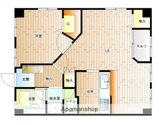 大起ビル【9階】の間取り