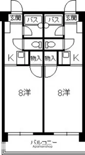 広島県広島市西区己斐上1丁目【マンション】の間取り