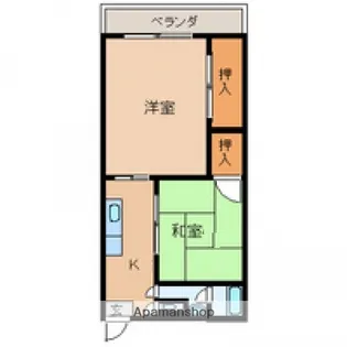 藤本ビル【4階】の間取り