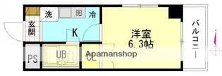 広島県広島市西区横川町2丁目【マンション】の間取り