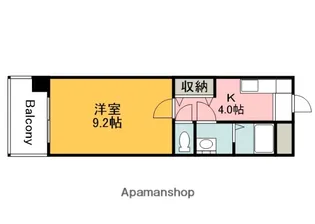 広島県広島市佐伯区楽々園2丁目【マンション】の間取り