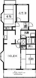 広島県広島市西区井口4丁目【マンション】の間取り