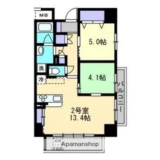 広島県広島市佐伯区五日市駅前3丁目【マンション】の間取り