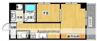 広島県広島市中区舟入町【マンション】の間取り