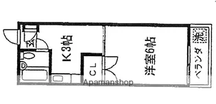 広島県広島市西区天満町【マンション】の間取り