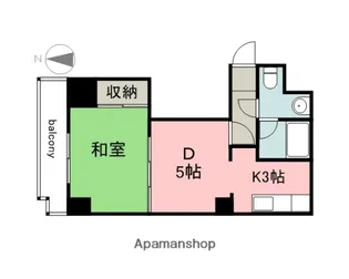 ハイネス住吉【2階】の間取り