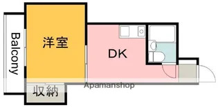 第1片山ビル【6階】の間取り
