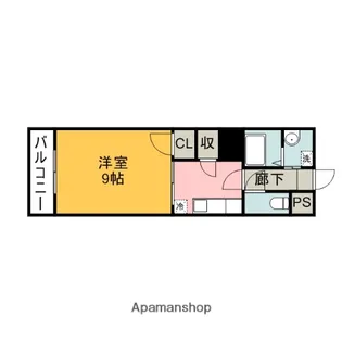 広島県広島市佐伯区楽々園1丁目【マンション】の間取り