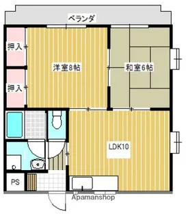 広島県広島市安佐南区東原1丁目【マンション】の間取り