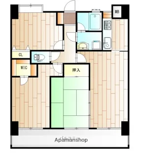 広島県広島市安佐南区大町東1丁目【マンション】の間取り