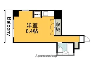 広島県廿日市市天神【マンション】の間取り