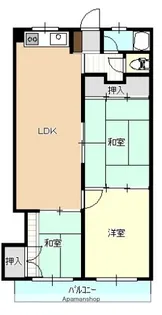 コーポ倉田【3階】の間取り