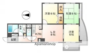 広島県広島市南区段原2丁目【マンション】の間取り