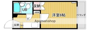 エステート10長束【4階】の間取り