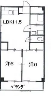 岡村ビル【3階】の間取り