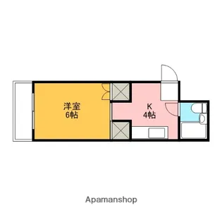 広島県広島市西区打越町【マンション】の間取り