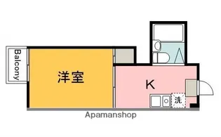 広島県広島市南区向洋新町2丁目【マンション】の間取り