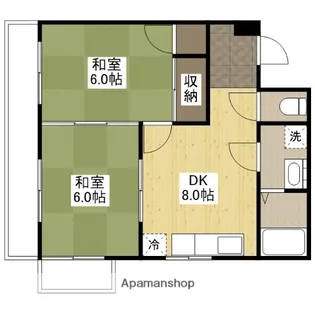 広島県広島市中区光南3丁目【マンション】の間取り