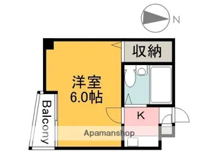 広島県広島市佐伯区五日市中央4丁目【アパート】の間取り