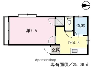 広島県広島市南区段原南2丁目【アパート】の間取り