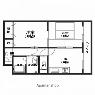 広島県広島市安佐南区長束1丁目【マンション】の間取り