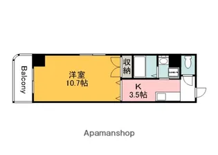 広島県安芸郡府中町大須3丁目【マンション】の間取り
