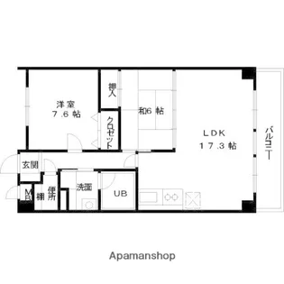 広島県広島市南区段原2丁目【マンション】の間取り