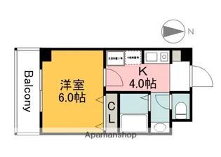 広島県広島市安佐南区長束6丁目【アパート】の間取り
