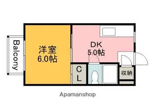 広島県広島市安佐南区上安2丁目【マンション】の間取り