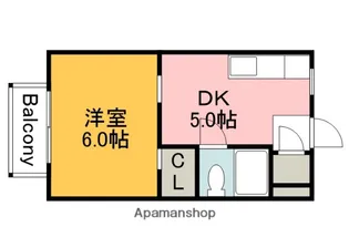 広島県広島市安佐南区上安2丁目【マンション】の間取り