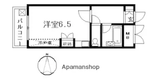 ハイソサエティ宝町【8階】の間取り