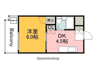 広島県広島市安佐南区西原4丁目【マンション】の間取り