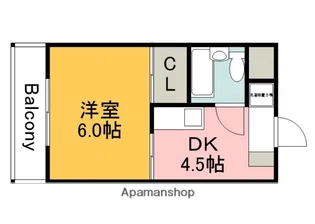 広島県広島市安佐南区大町東1丁目【マンション】の間取り
