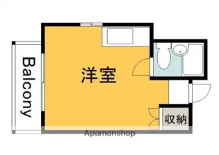 広島県広島市南区旭2丁目【マンション】の間取り