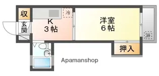 広島県広島市東区牛田本町4丁目【マンション】の間取り
