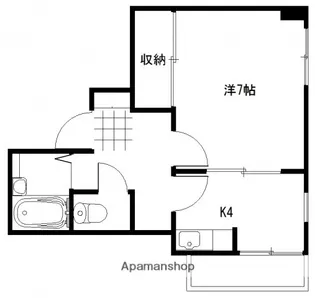 広島県広島市中区本川町2丁目【マンション】の間取り