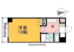 広島県広島市安佐南区西原4丁目【マンション】の間取り