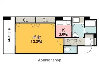 TOUKAKUIN(トウカクイン)【6階】の間取り