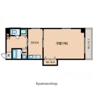 プレイス十日市【2階】の間取り