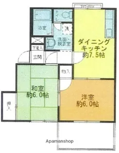 広島県広島市安佐南区長束1丁目【アパート】の間取り